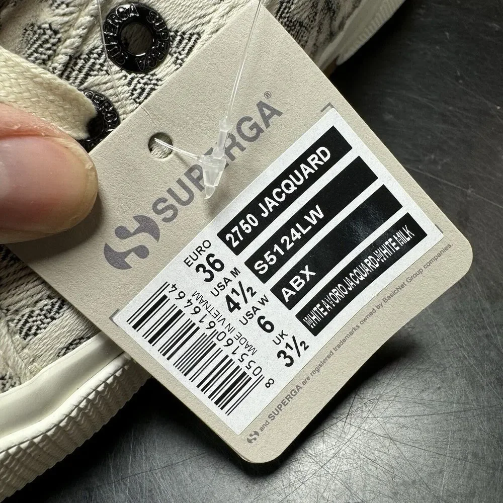 Superga 2750 Light Leopard Print Womens Canvas Trainers Sz‎ 6